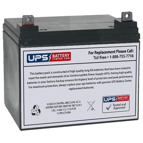 UPSBatteryCenter Replacement SLA1156 12V Battery for Power Patrol - Compatible with Security Systems, Emergency Lighting & Backup Power Supplies