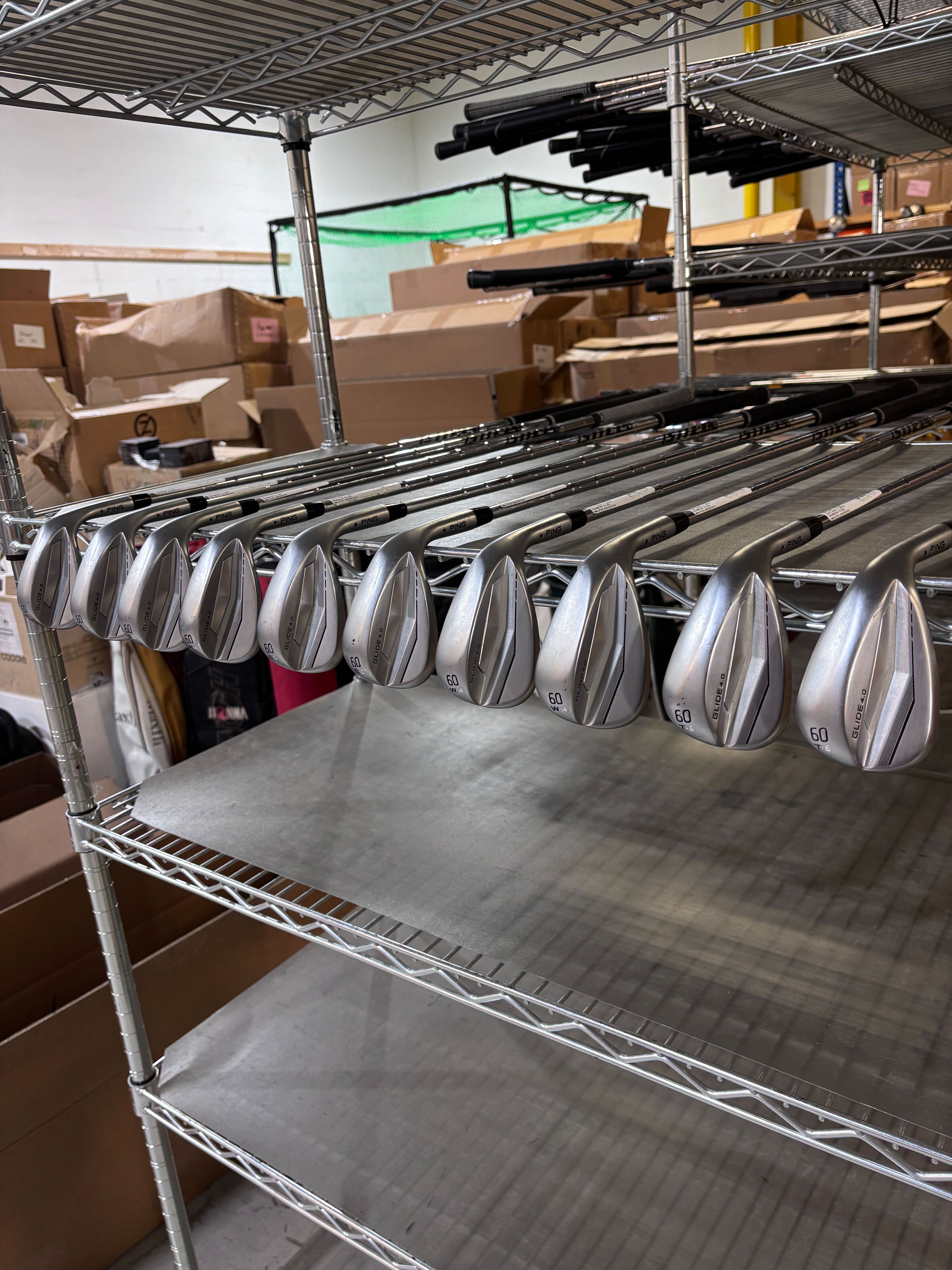 10 Pack Ping Glide 4.0 Golf Wedges Set - Right/Left Hand Steel Shaft Wedge for Short Game Precision - Perfect for Chipping, Pitching & Bunker Shots on the Course