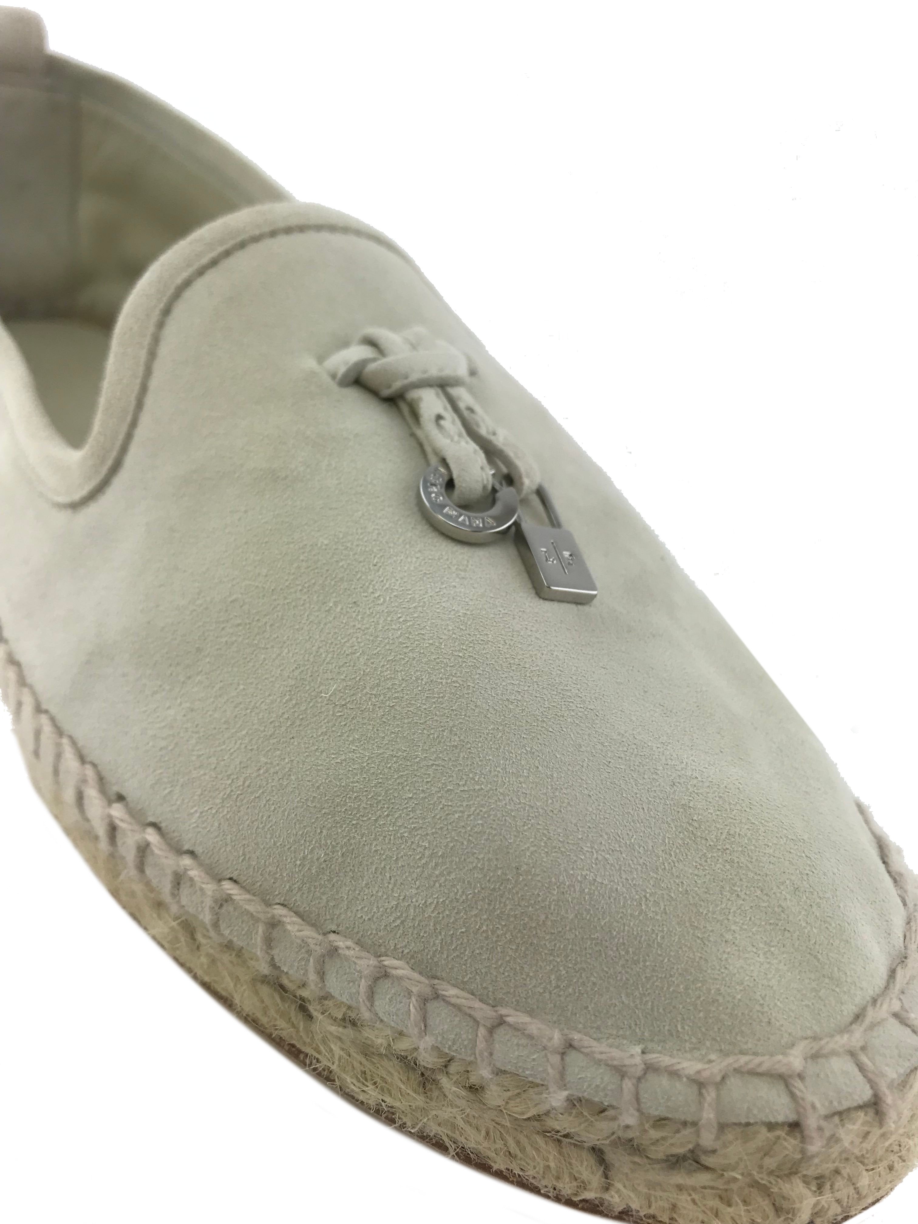 Loro Piana My Charms Suede Espadrilles Women's Size 7 | Comfortable Summer Casual Shoes for Beach, Vacation & Everyday Wear