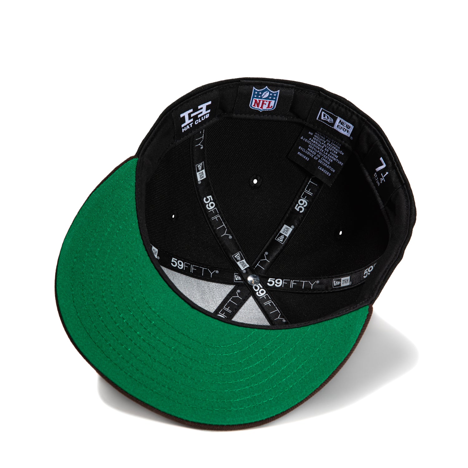 New Era 59Fifty Las Vegas Raiders 50th Anniversary Patch Snapback Hat - Black & Brown - Official NFL Licensed Cap for Football Fans & Sports Enthusiasts