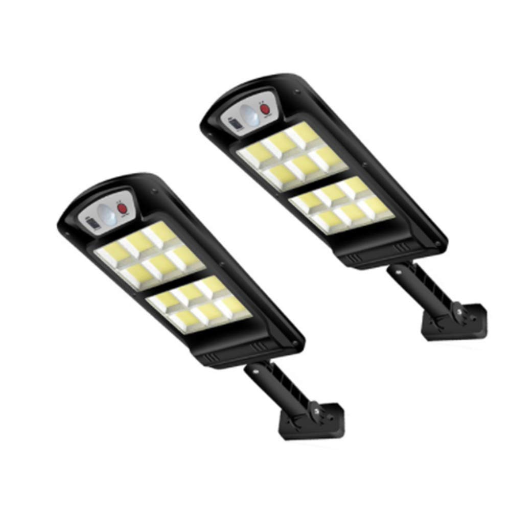 160/240COB Solar Lights Outdoor - Remote Control LED Solar Lamp with PIR Motion Sensor for Garden, Wall, Street - Waterproof Solar Powered Lights for Pathway, Yard, Patio Decoration