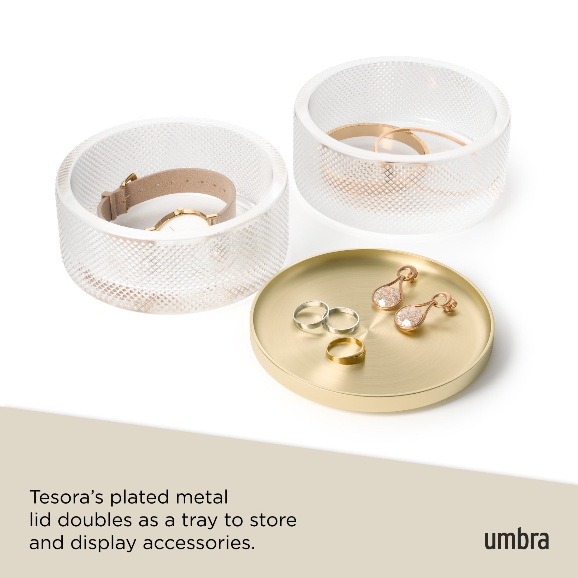 Tesora Jewelry Box - Elegant Wooden Jewelry Organizer with Mirror & Lock - Perfect for Necklaces, Rings, Earrings - Great Gift for Women, Brides, Mom - Ideal for Bedroom, Dresser, Travel
