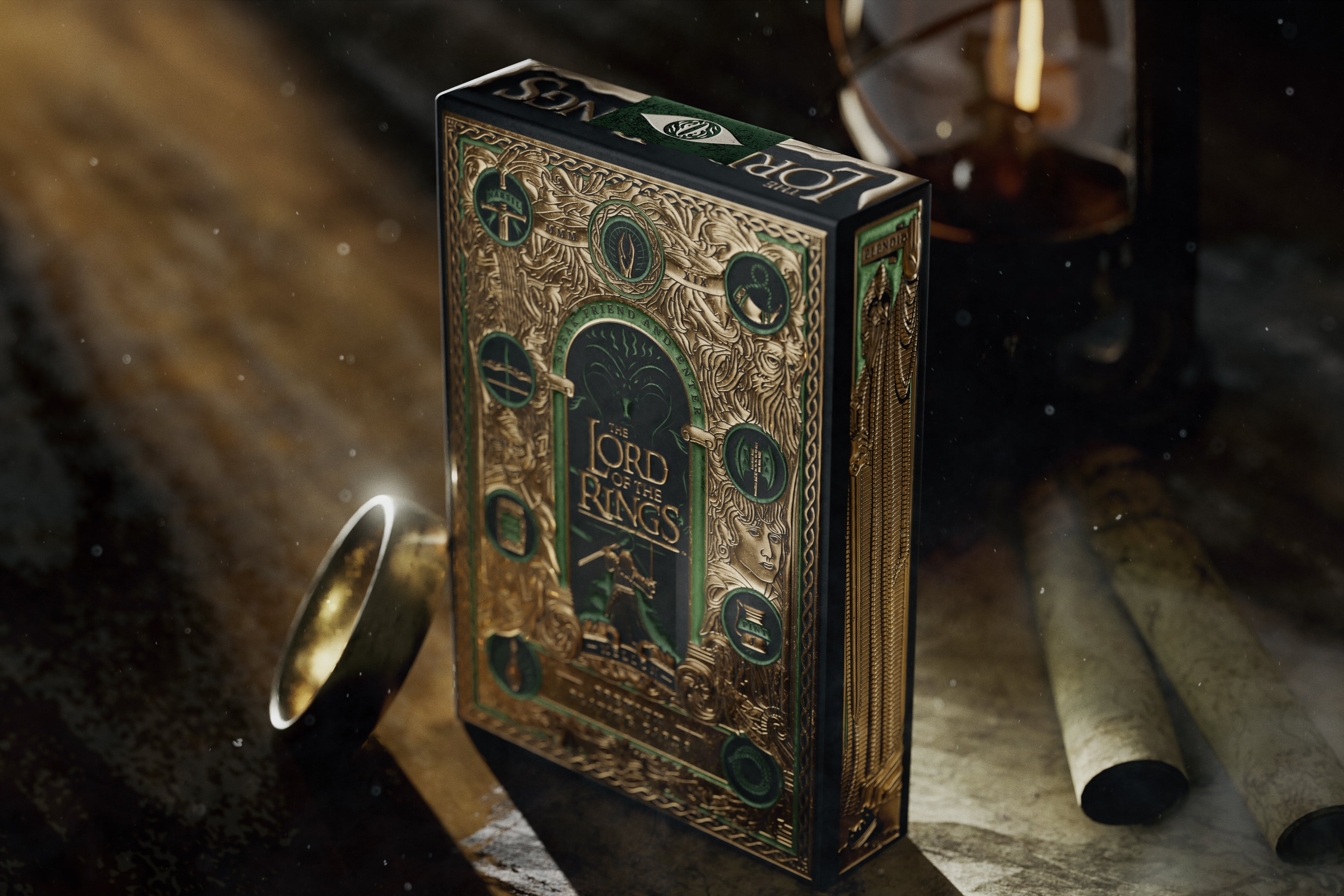 The Lord of the Rings Playing Cards - Premium Collectible Deck for Poker, Blackjack & Magic Tricks | Perfect for Game Nights, Gifts & Tolkien Fans