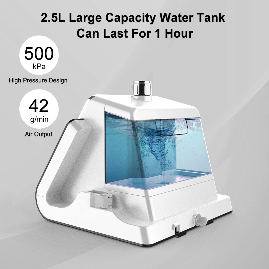 1500W Professional Garment Steamer with Adjustable Ironing Board - 90 Min Steam Time, 8 Steam Levels & 2.5L Water Tank - Perfect for Home, Travel & Business Use - Black