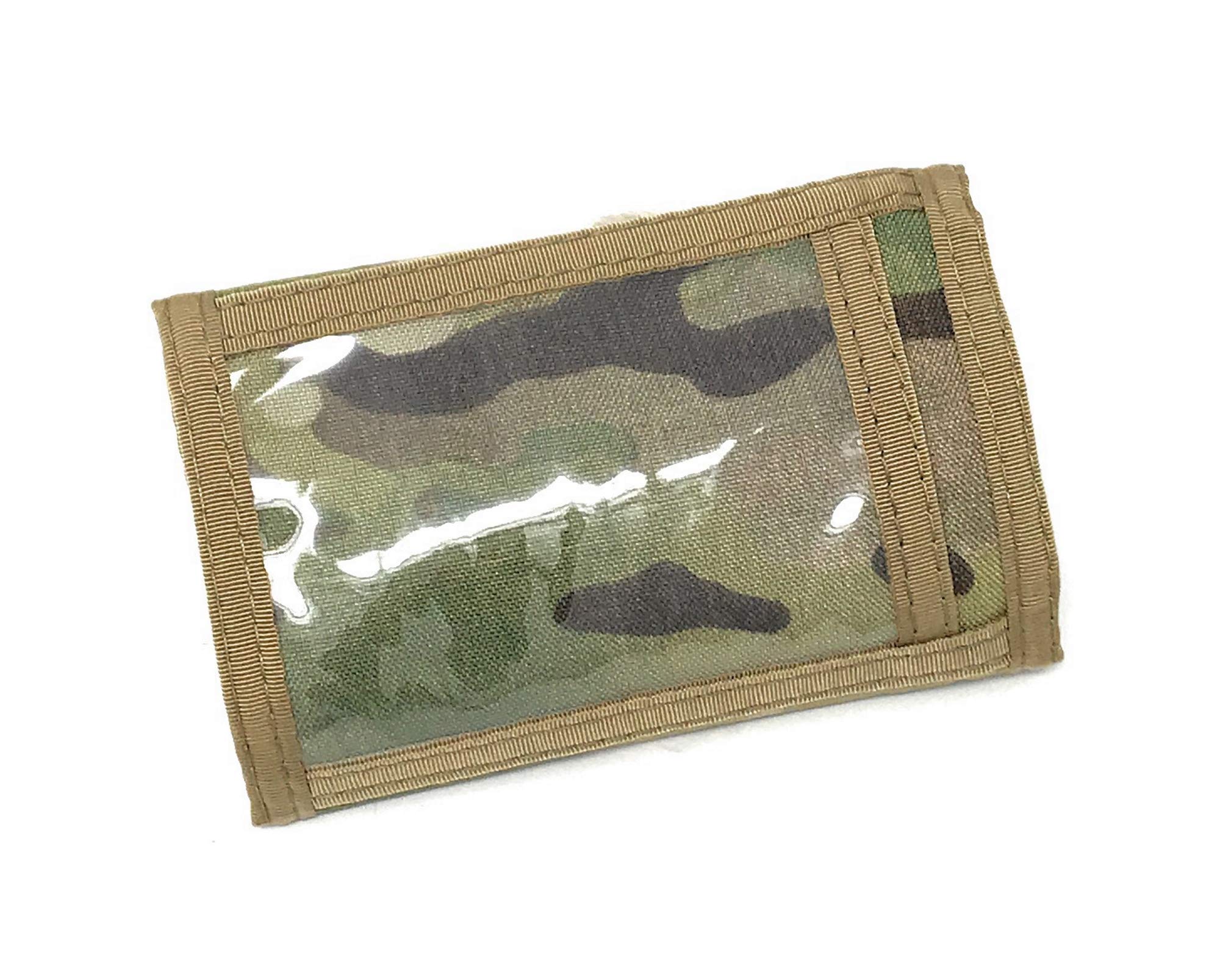 RFID Blocking Camouflage Trifold ID Wallet - Multi-Cam Pattern for Secure Credit Card & Passport Protection - Perfect for Travel, Military, and Outdoor Adventures