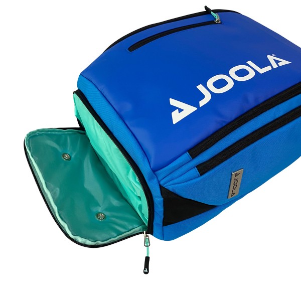 JOOLA Vision II Table Tennis Backpack (Blue) - Premium Paddle Case for Ping Pong Players, Perfect for Tournaments & Training Sessions