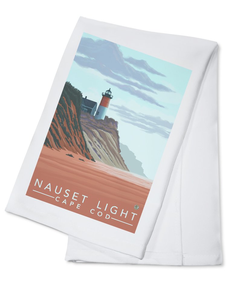 Nauset Light Massachusetts Cotton Tea Towel - 100% Cotton Decorative Hand Towel for Kitchen & Home | Perfect for Dish Drying, Decor, and Gift Giving