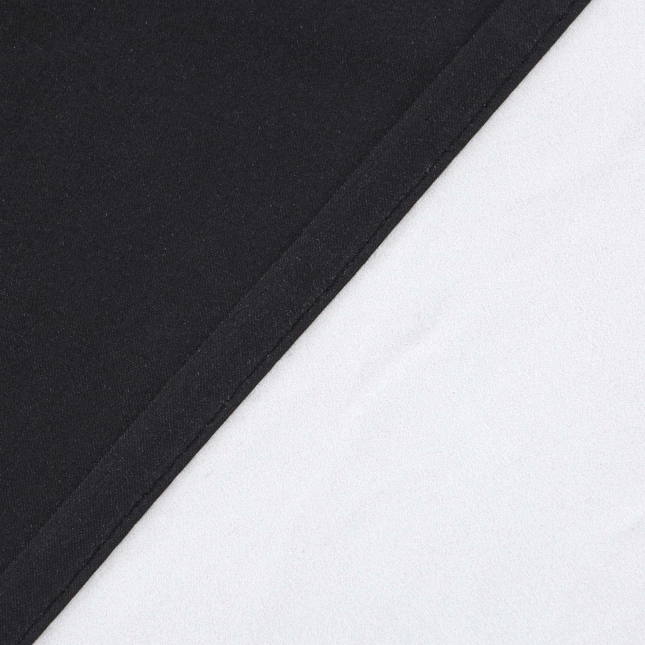 Blackout Curtains for Kitchen & Office - 2 Pack 30x36 Inch Black Insulated Grommet Window Drapes with Room Darkening & Thermal Insulation - Perfect for Basement, Bedroom & Home Theater Light Control