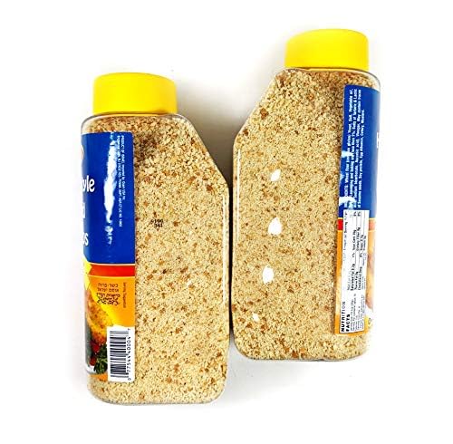 Premium Plain Homestyle Bread Crumbs - 2 Pack (425g/15oz Each) | Perfect for Meatloaf, Fried Chicken & Baking | Gluten-Free & All-Natural Ingredients