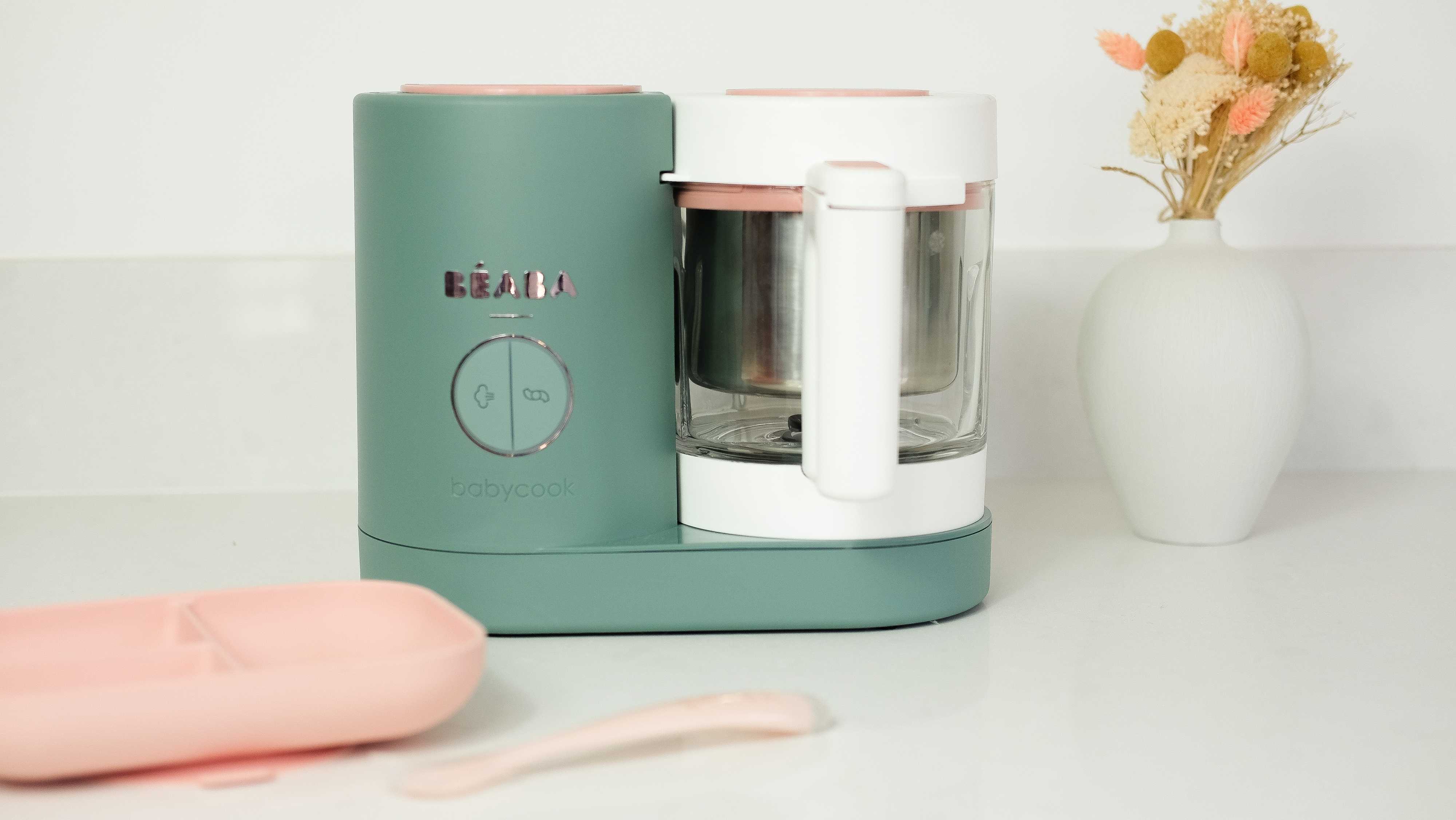 Beaba Babycook® NEO 4-in-1 Baby Food Maker - Steamer, Blender, Defroster & Reheater for Homemade Baby Food | Perfect for Purees, Steaming Vegetables & Preparing Healthy Meals