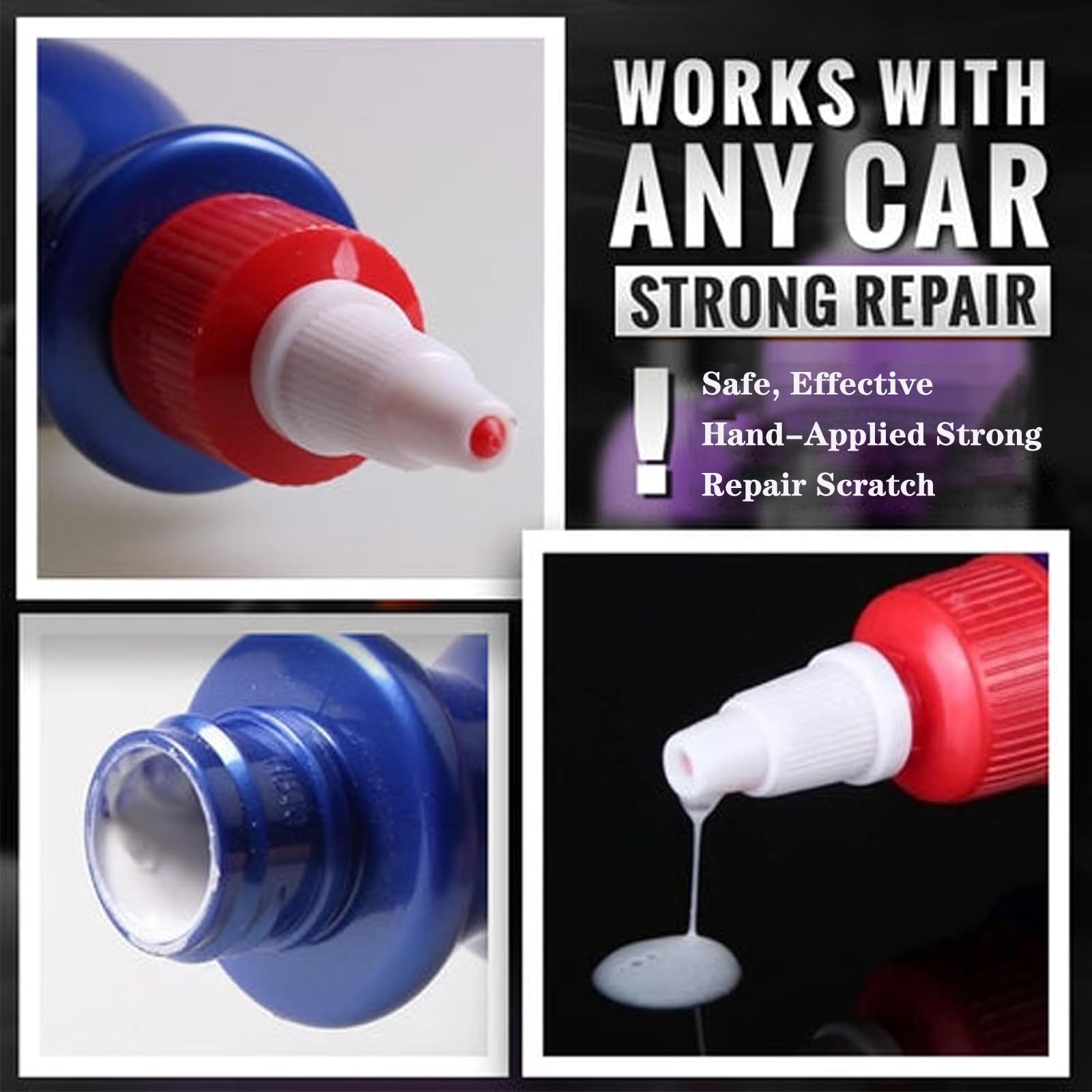 Professional Car Scratch Repair Kit - 2 Sets of Premium Car Scratch Remover Wax for Paint Scratch Repair & Restoration | Perfect for DIY Car Detailing, Minor Scratch Removal & Vehicle Surface Protection