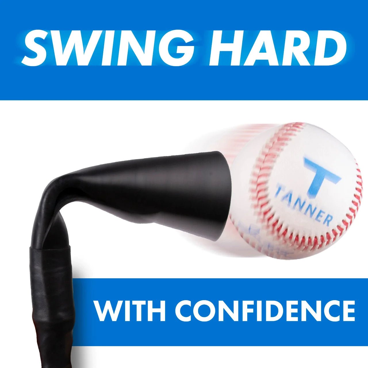 Best Baseball Training Bundle - Original Tanner Tee & Accessories for Hitting Practice | Perfect for Youth & Adult Baseball Players | Improve Swing & Batting Skills at Home or Field