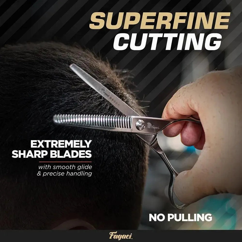 Professional Razor Thinning Shears for Hair Styling - Texturizing & Thinning Scissors for Barbers & Hairstylists - Perfect for Layering, Blending & Creating Texture in Salons or at Home