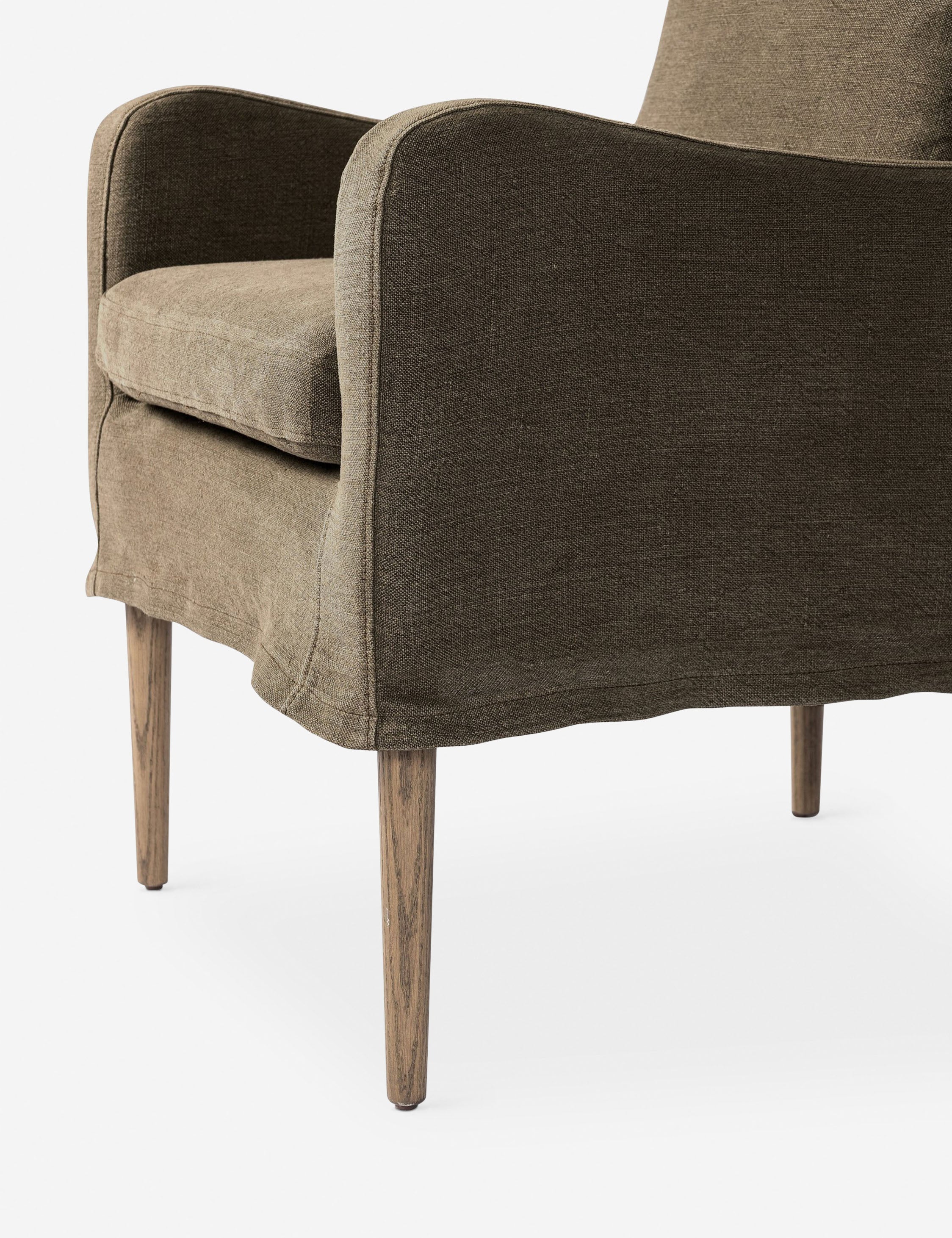 Aurelia Dining Chair by Amber Lewis x Four Hands - Modern Upholstered Dining Room Chair for Home & Restaurant Use