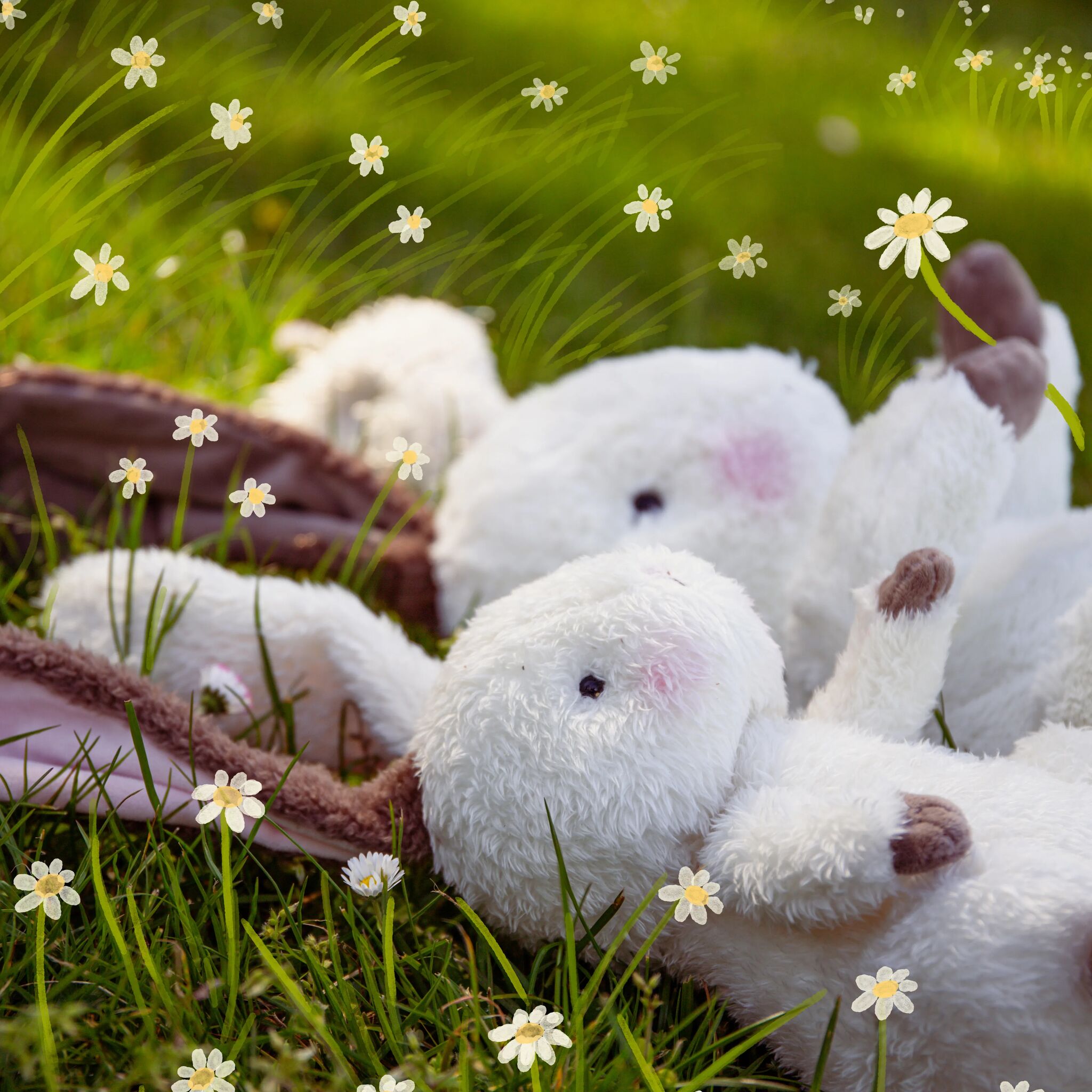Herby Hare Plush Toy - Soft & Cuddly Stuffed Animal for Kids, Perfect for Gifts, Bedtime & Nursery Decor | Ideal for Birthdays, Christmas & Baby Showers