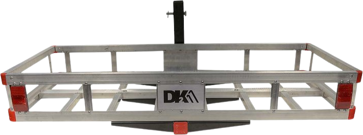DK2 HCC502A 500 lb Capacity Aluminum Hitch Mount Cargo Carrier - Fits 2 Inch Receiver for Trucks & SUVs - Perfect for Camping, Road Trips & Hauling Gear