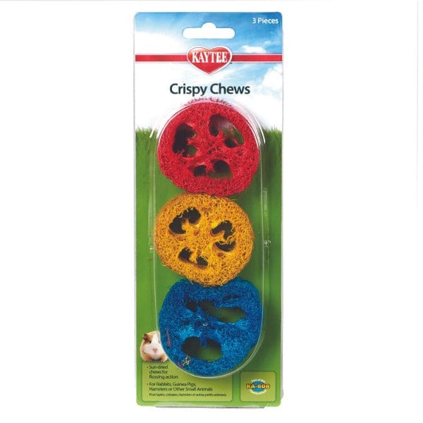 Kaytee Crispy Chews - Crunchy Natural Treats for Small Animals - Perfect for Hamsters, Guinea Pigs & Rabbits - Fun Snack for Cage Time & Playtime
