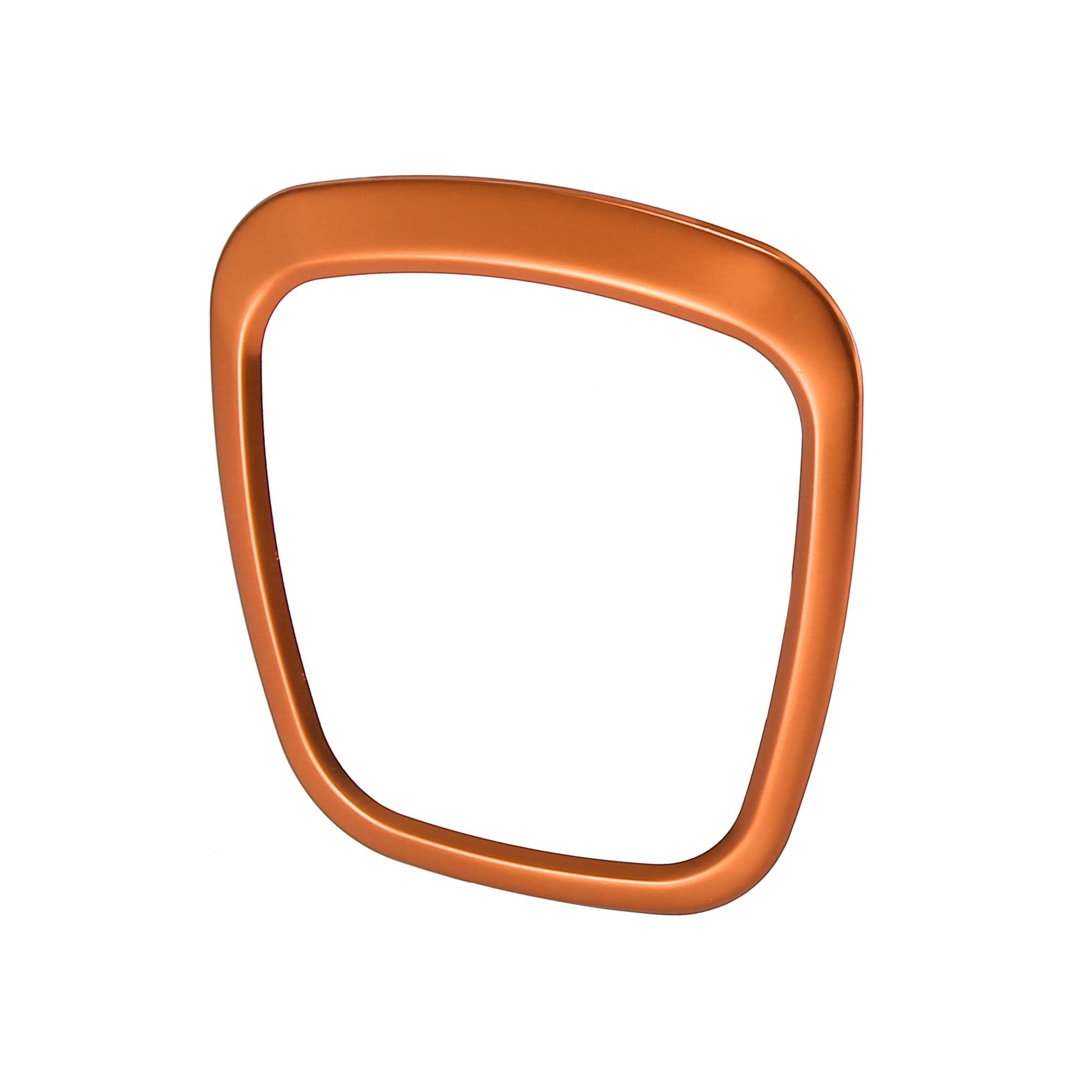 Auto Steering Wheel Trim Cover for Audi A3 A4 B7 B8 - Orange Interior Decoration for Driving Comfort