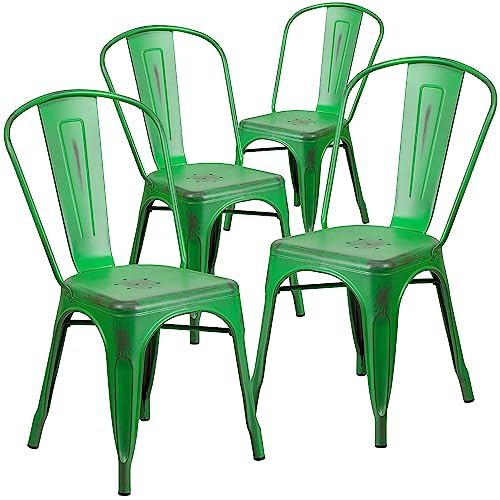Distressed Green