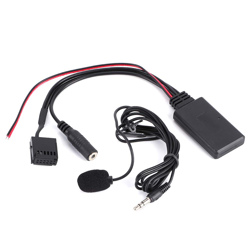 6000cd Bluetooth Car Adapter with Microphone - Wireless AUX-IN Module for Hands-Free Calling | Compatible with Ford Focus, Mondeo, Fiesta, Fusion & Transit | Perfect for Music Streaming & Safe Driving