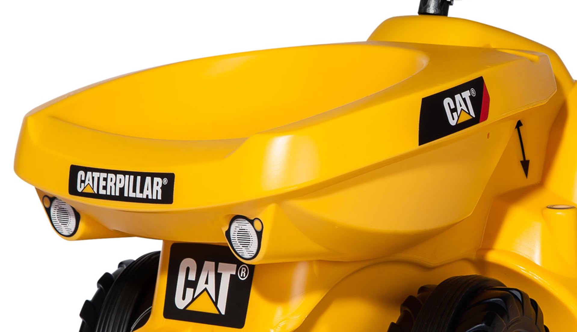Rolly Toys 13 224 9 Porteur Rollyminitrac Cat Dumper Toy - Mini Construction Dump Truck for Kids - Perfect for Indoor & Outdoor Play, Sandbox Activities, and Pretend Construction Play