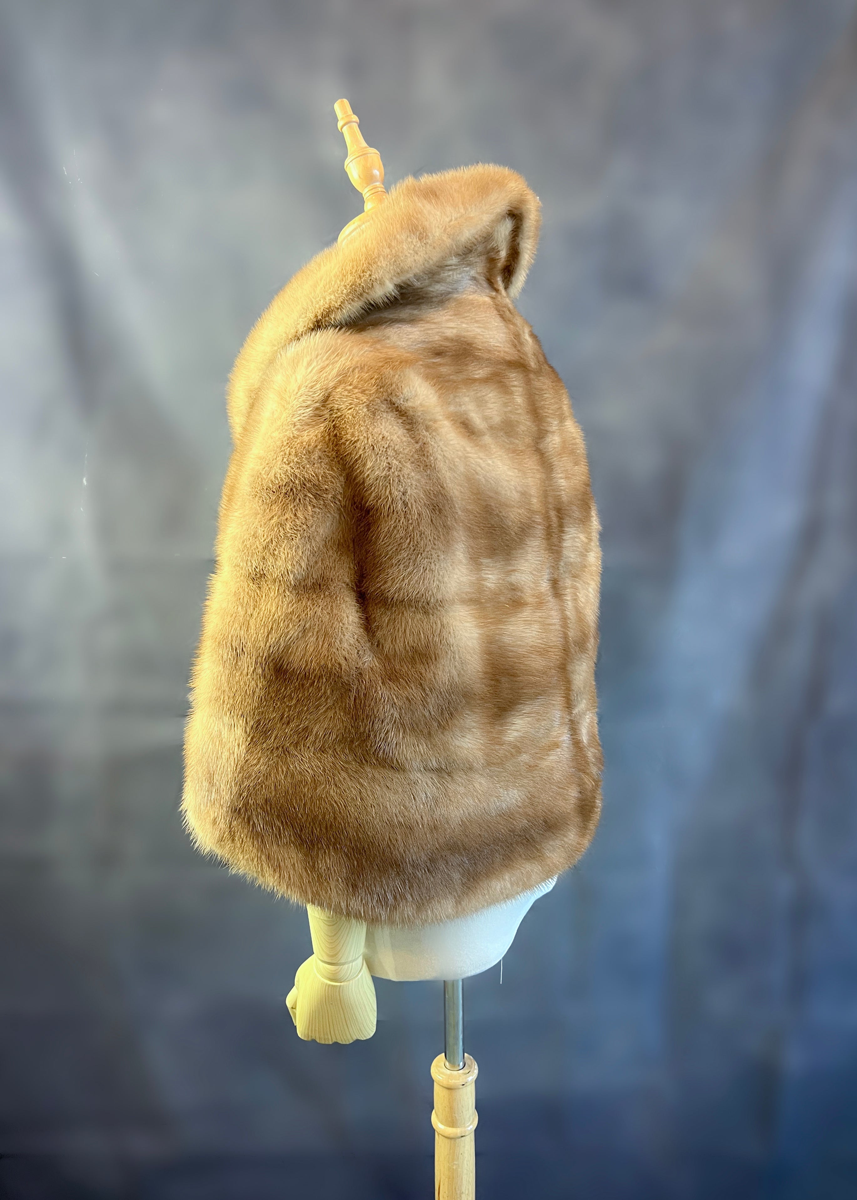 Luxury Real Mink Fur Stole Shawl - Soft & Warm Winter Wrap (Mink13) - Perfect for Evening Gowns, Weddings & Formal Events