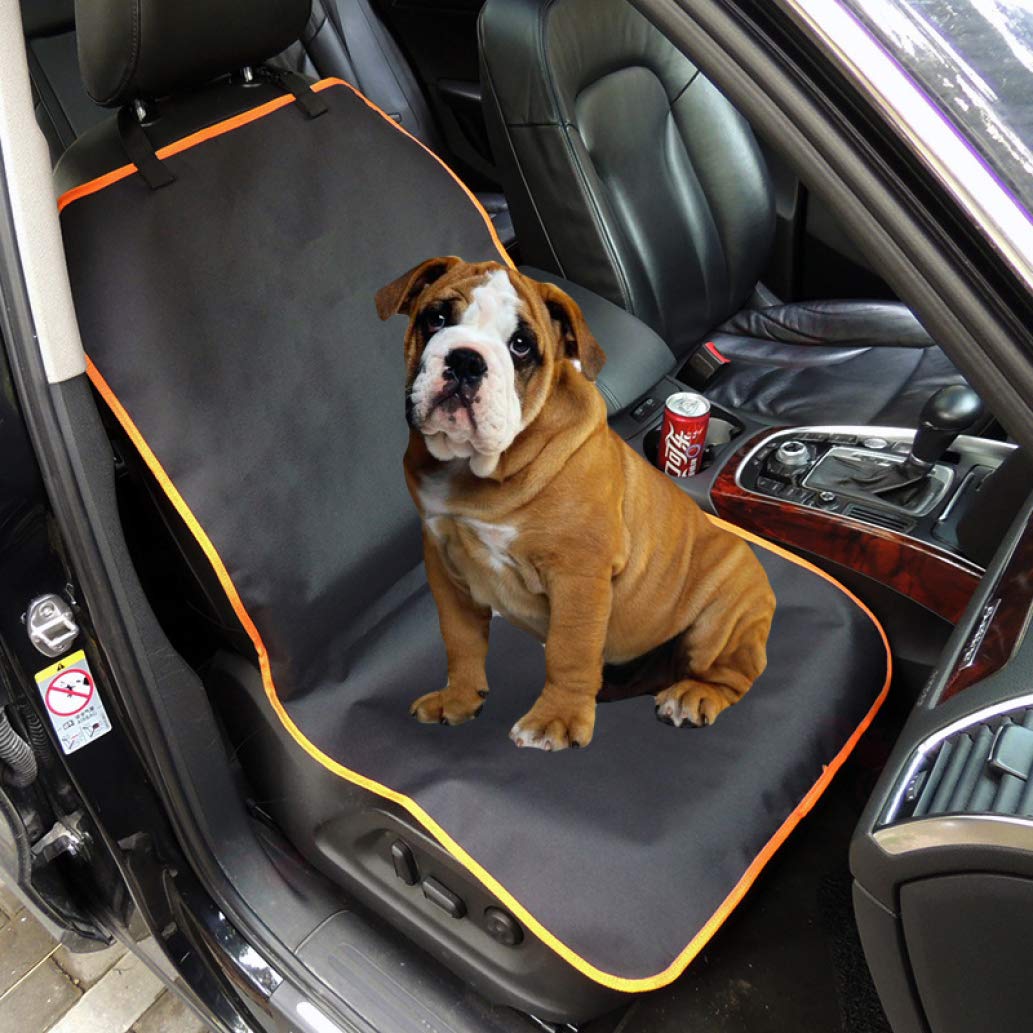 Waterproof Oxford Dog Car Seat Cover - Rear Back Pet Hammock Protector with Safety Belt for Cars | Durable & Non-Slip Car Mat for Travel, Road Trips & Daily Commutes