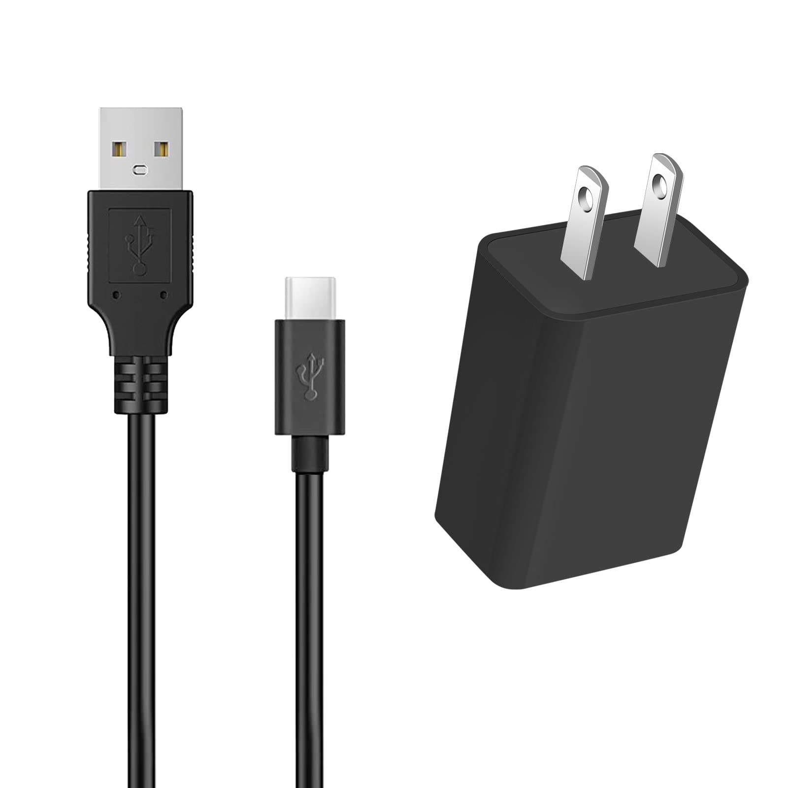 5V 2A USB C Fast Charger Adapter - Universal Type C Charger Block with USB C Cable Compatible with Beats Flex, JBL Wireless Earbuds, Samsung, iPhone 15 & More - Perfect for Travel, Home & Office Charging