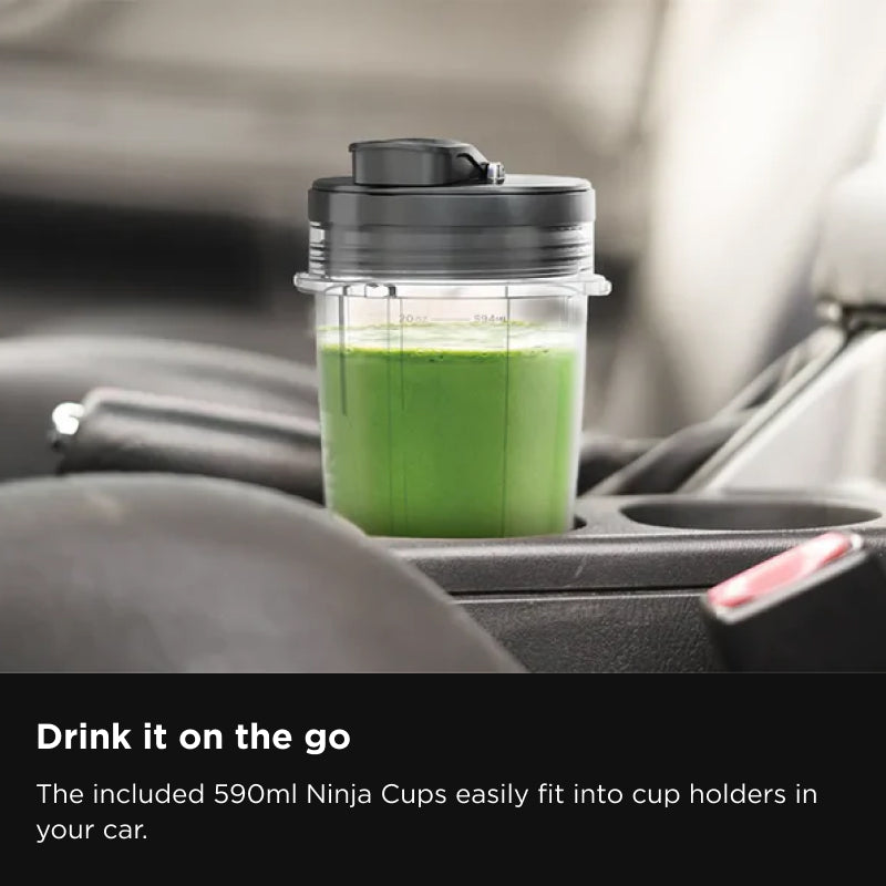 Ninja Nutri Blender Plus - Professional Countertop Blender for Smoothies, Shakes & Food Prep - Perfect for Kitchen, Gym & Healthy Lifestyle