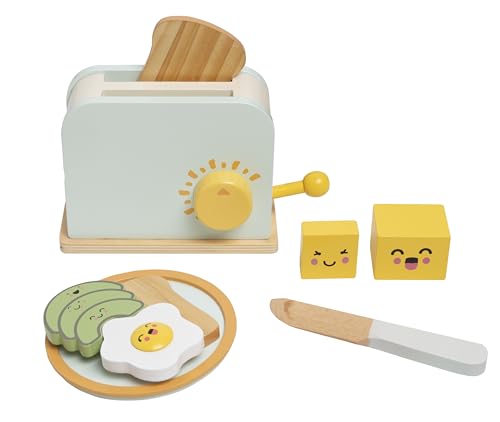 Wooden Toaster Set