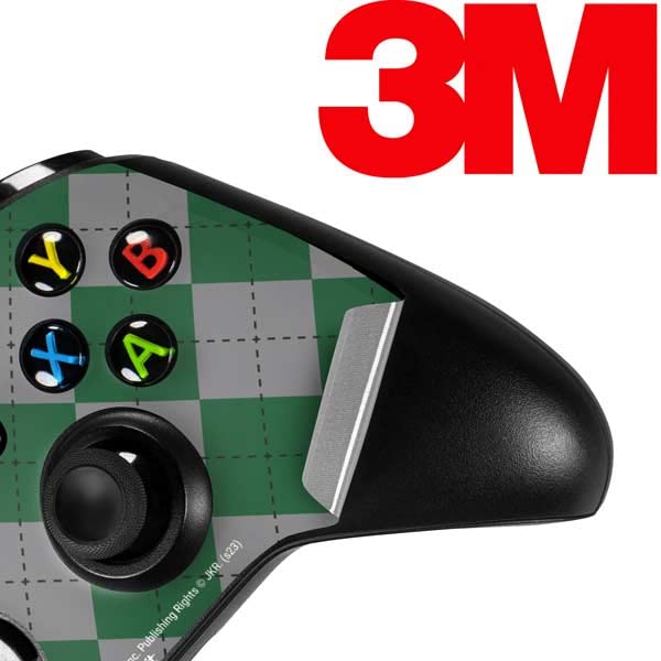 Officially Licensed Warner Bros Slytherin Crest Gaming Skin Decal for Xbox One S Controller - Premium Vinyl Sticker for Gamers & Harry Potter Fans - Perfect for Gaming Setups, Themed Rooms & Gift Giving