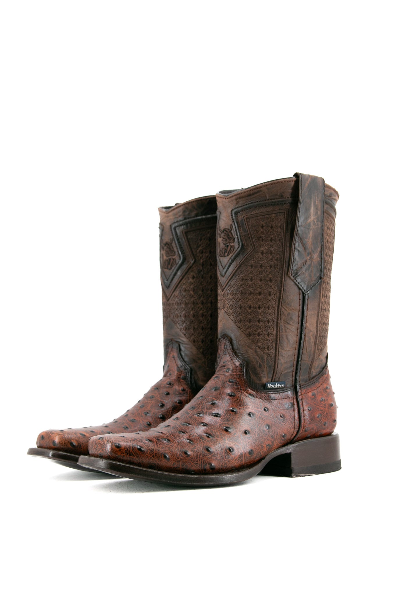 Authentic Ostrich Leather Cowboy Boots for Men & Women - Western Rodeo Style Riding Boots - Perfect for Country Dancing, Horseback Riding & Outdoor Adventures