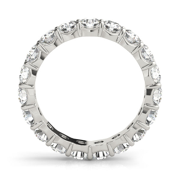 0.02 PT RD Prong Eternity Ring - Dainty Diamond Wedding Band for Women, Perfect for Anniversary Gifts & Everyday Elegance