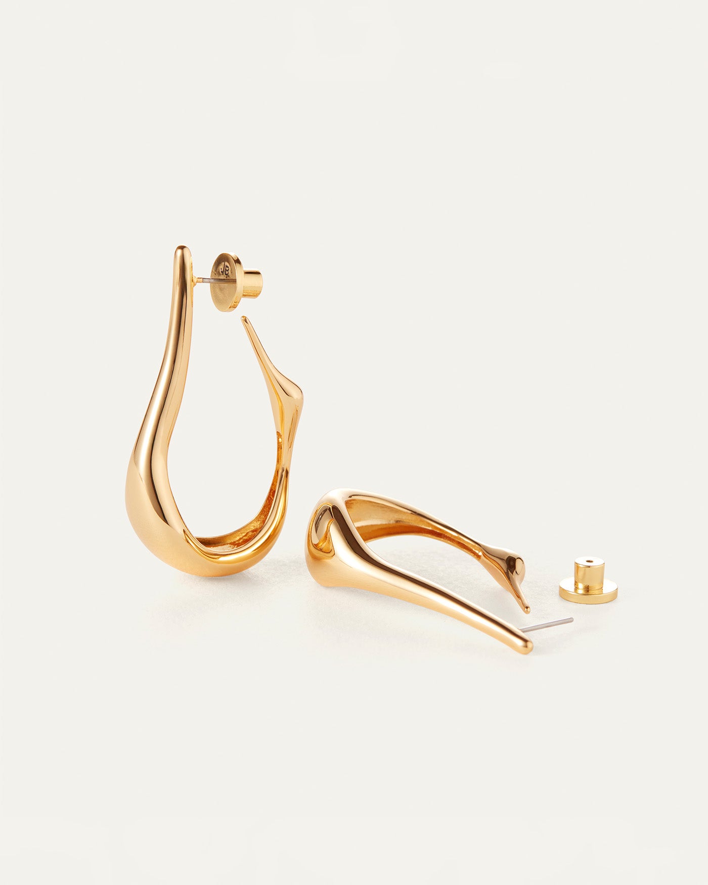 Colette Medium Hoop Earrings - Stylish Gold-Plated Hoops for Women | Perfect for Everyday Wear, Office & Date Night
