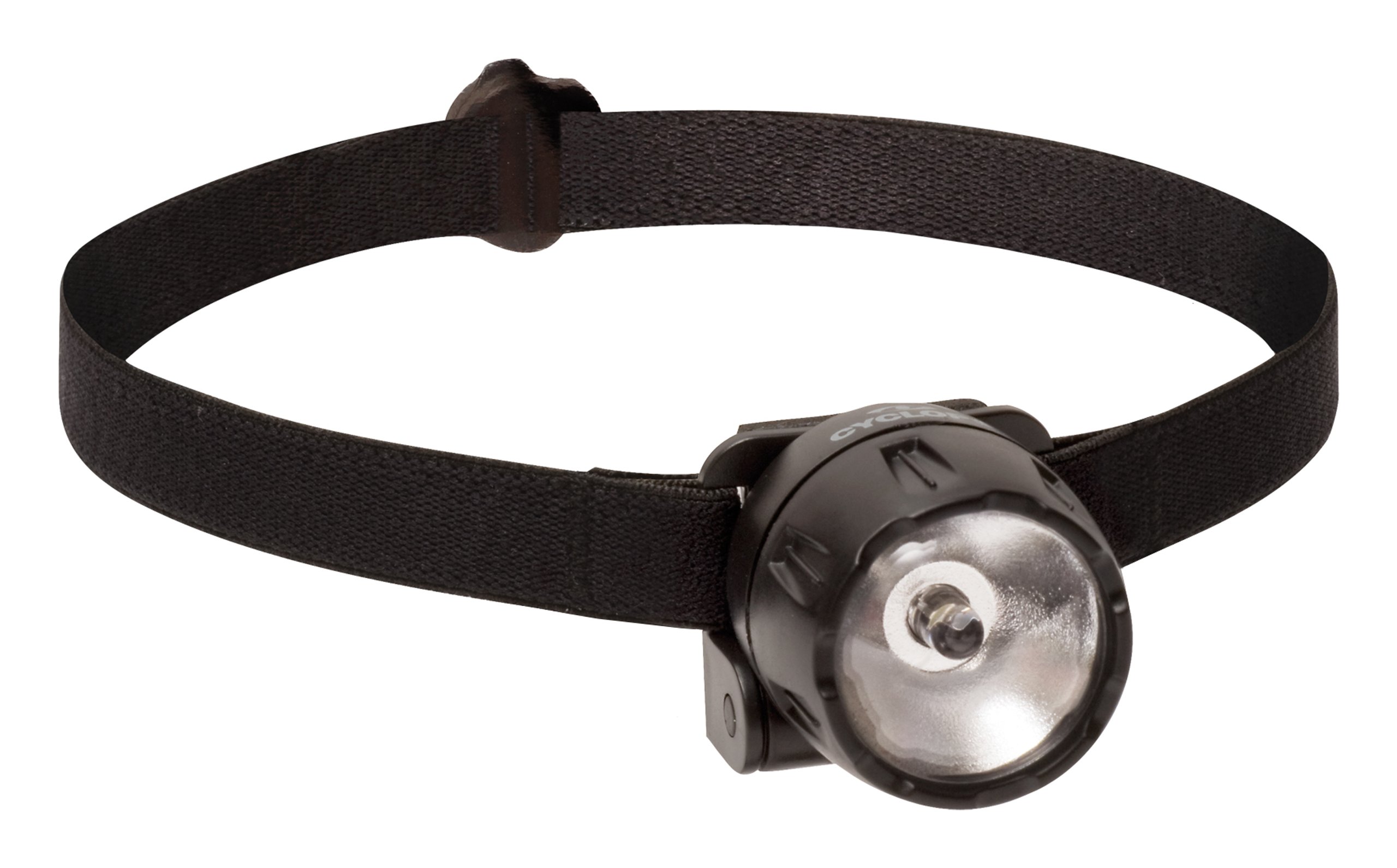 Cyclops Atom LED Magnifier Headlamp with Batteries - Hands-Free Illuminated Magnifying Glass for Jewelry Making, Watch Repair & Hobby Work - Black
