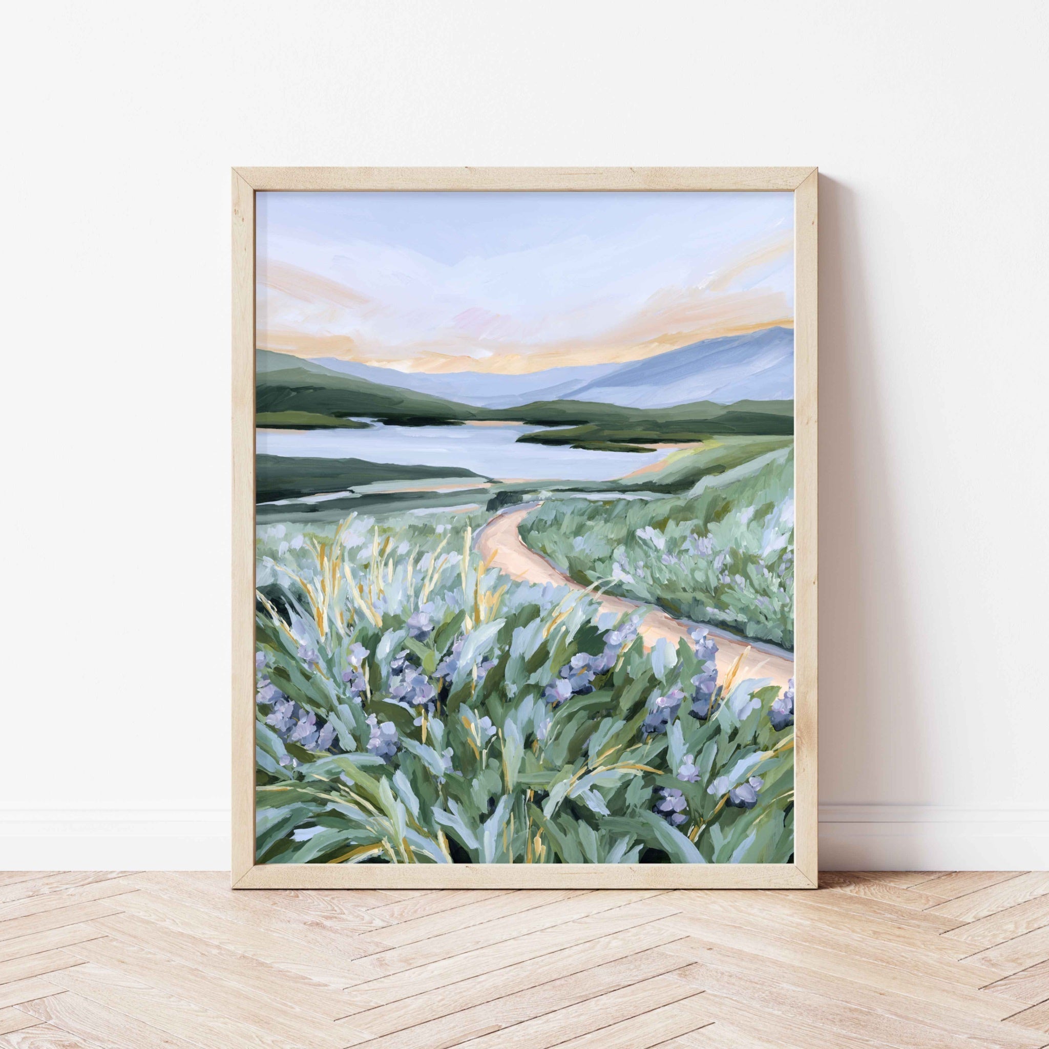Among the Wildflowers Art Print - Vibrant Floral Wall Decor for Living Room, Bedroom & Office - Perfect Gift for Nature Lovers
