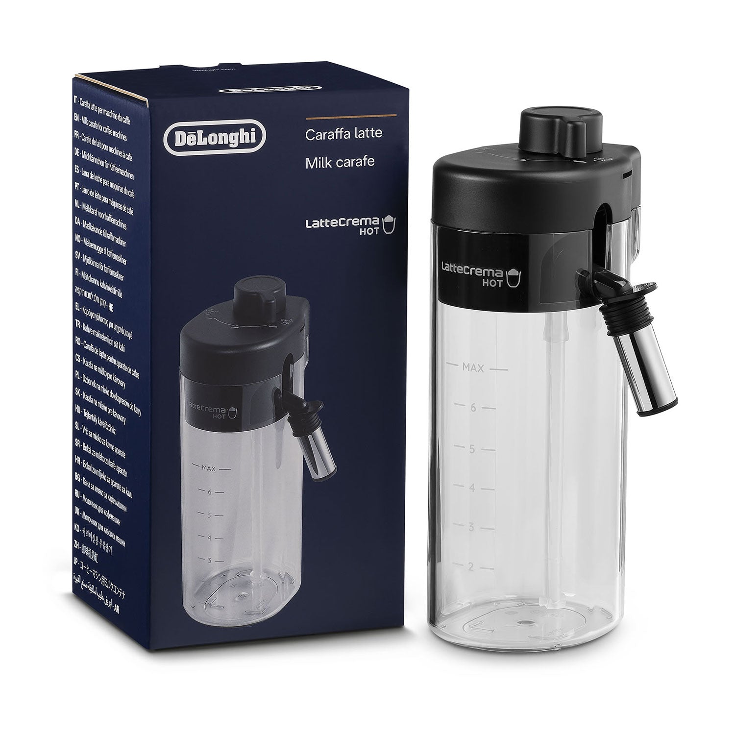 DeLonghi Eletta Milk Carafe AS00005734 - Perfect for Lattes, Cappuccinos & Coffee Machines