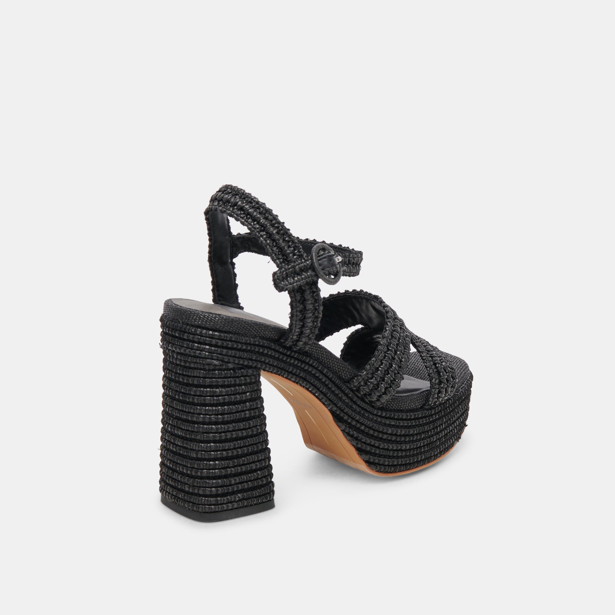 LACYE Women's Onyx Woven High Heels - Elegant Dress Shoes for Parties, Weddings & Evening Events