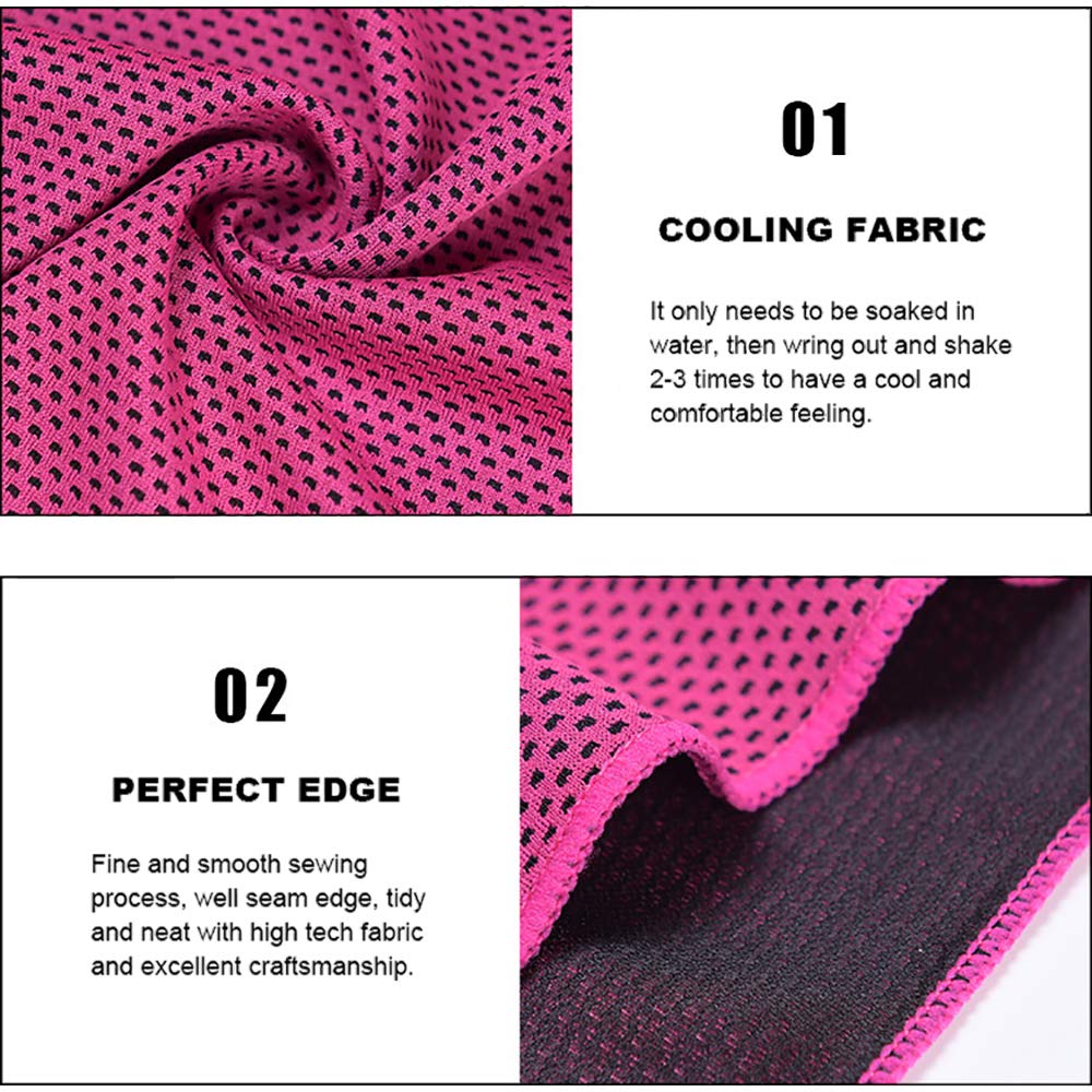20 Pack Microfiber Cooling Towels (40