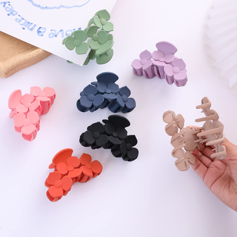 8 Pcs Non-Slip Jaw Hair Clips for Women - Strong Hold Claw Clips for Thick & Long Hair - Trendy Hair Accessories for Everyday Styling, Work, and Special Occasions