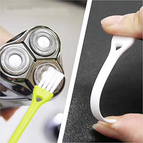 9-Piece Small Portable Plastic Handle Nylon Anti-Static Brush Set - Keyboard Cleaning Kit, Home & Kitchen Crevice Cleaner, Shaver Brush Tool - Perfect for Electronics, Appliances & Tight Spaces