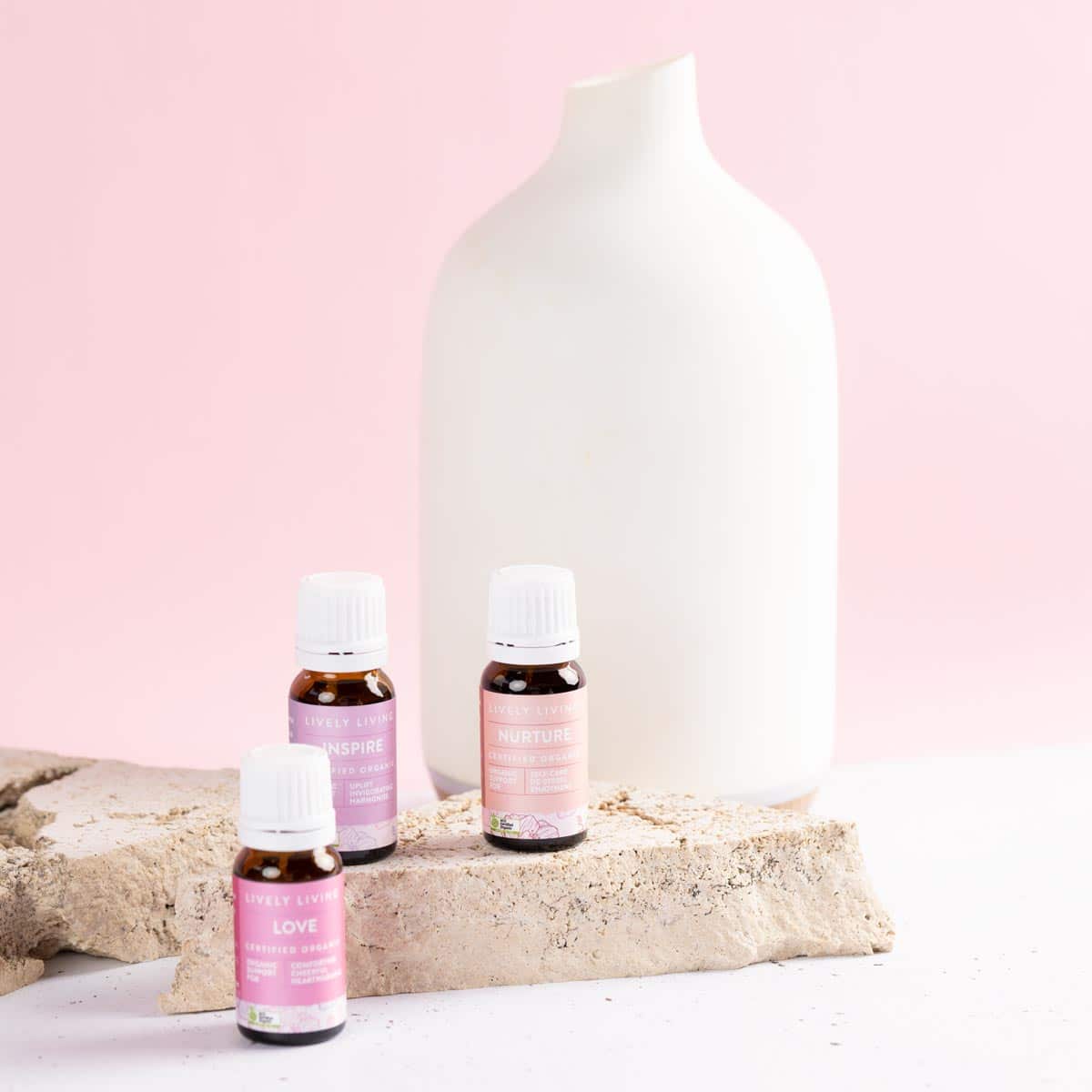 Organic Essential Oil Trio Set - Lavender, Peppermint & Tea Tree for Aromatherapy, Relaxation & Skin Care | Perfect for Diffusers, Massage & DIY Beauty