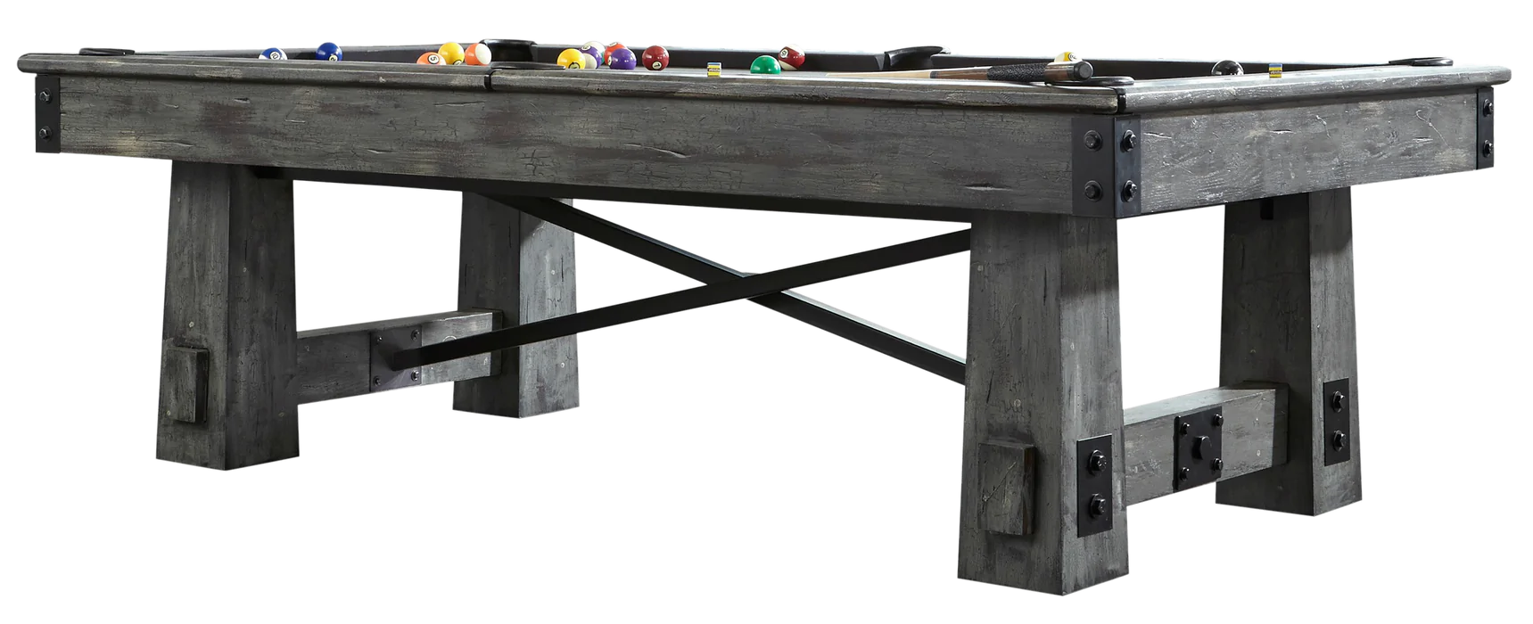 Premium American Heritage Fresco Pool Table - Classic 8-Foot Billiard Table for Home Game Rooms & Bars | Perfect for Family Fun & Professional Play