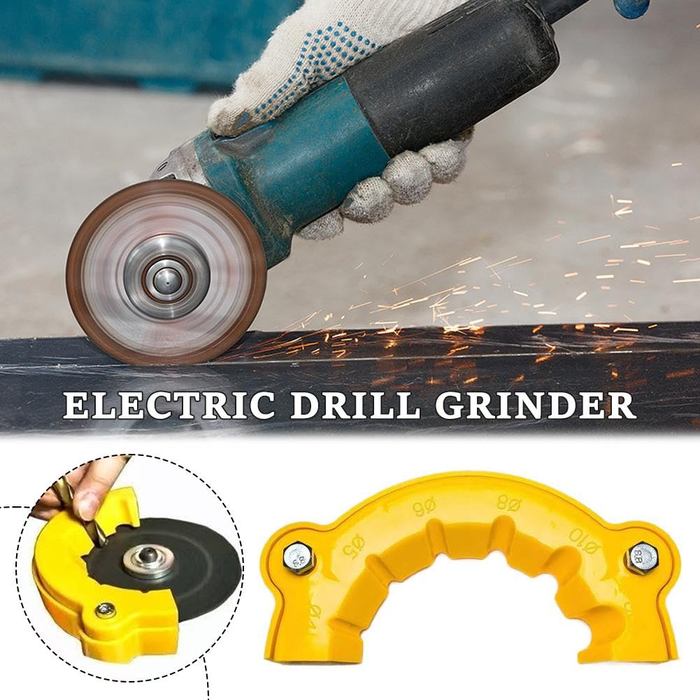 2025 New Universal Drill Bit Sharpener - Power Drill Bit Grinder Attachment for Multiple Sizes | Portable Sharpening Tool for DIY, Woodworking & Metalworking Projects