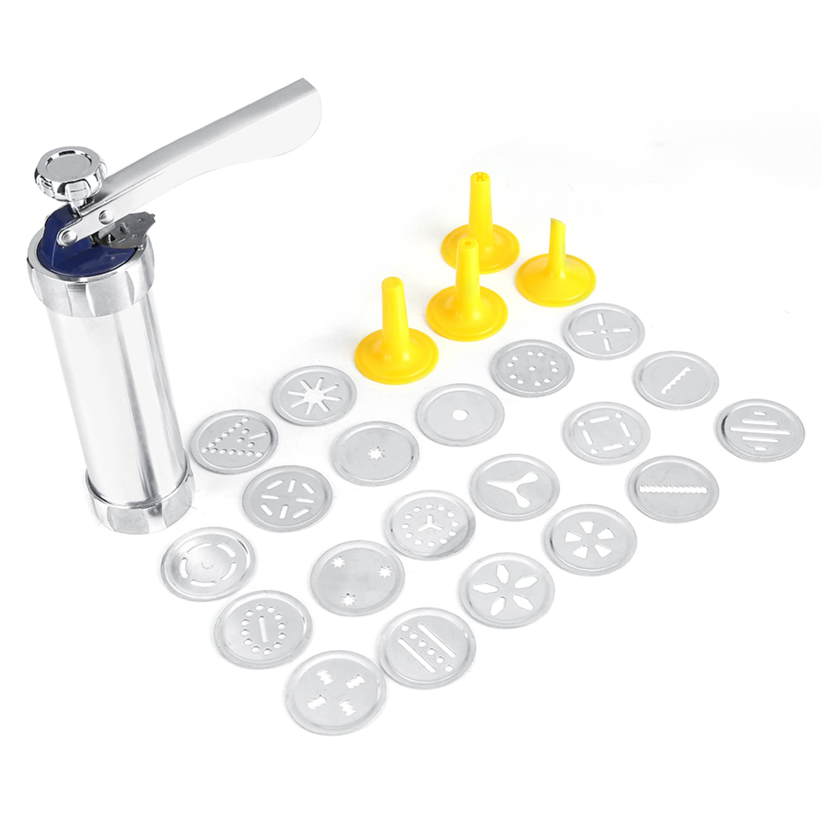 Cookie Press Kit - Stainless Steel Cookie Mold & Biscuit Maker for Baking, Cake Decorating - Perfect for Holiday Cookies, DIY Gifts & Kitchen Baking Tools
