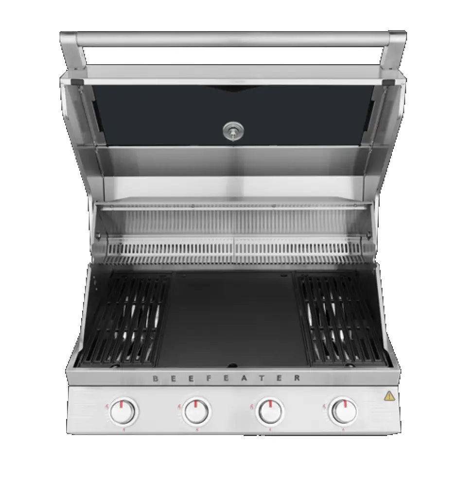 Beef Eater BBG7640SA 7000 Classic 4-Burner Built-In BBQ Grill - Outdoor Gas Grill for Backyard, Patio & Garden Cooking