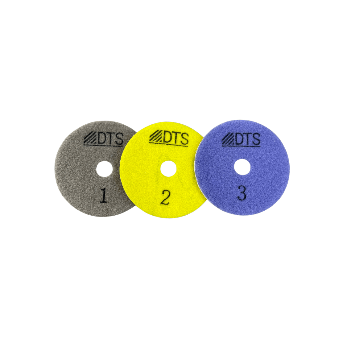 3 Step Diamond Polishing Pads for Granite, Marble & Concrete - Wet/Dry Use - Perfect for Countertops, Floors & DIY Projects