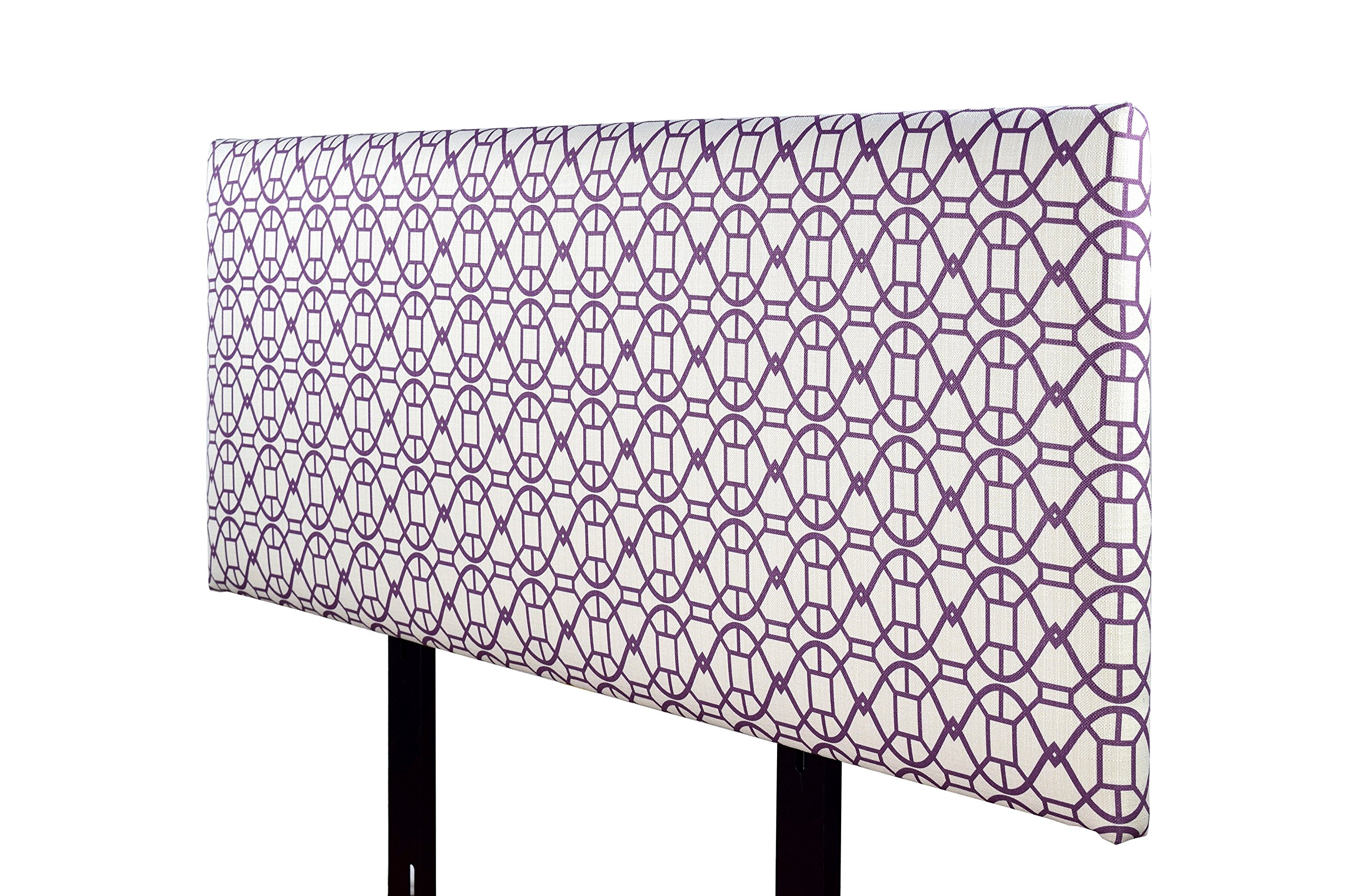 MJL Furniture Alice Padded Headboard - Contemporary Bedroom Decor, Noah Series with Vinvi Finish, California King Size, Made in USA | Perfect for Master Bedrooms & Guest Rooms