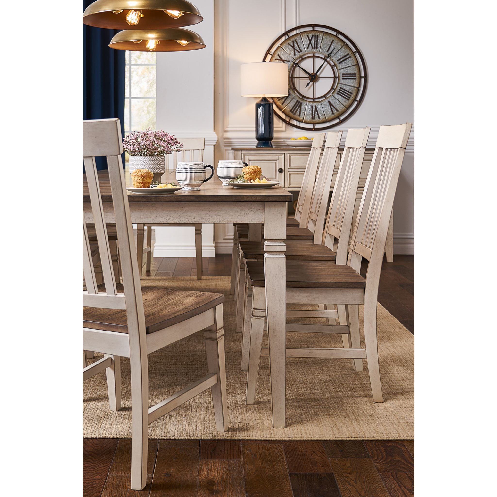 Beacon Dining Set - Modern 5-Piece Table and Chairs for Kitchen, Dining Room, or Outdoor Patio | Perfect for Family Meals, Entertaining Guests & Small Spaces
