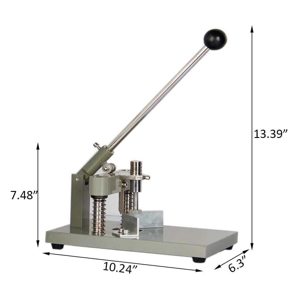 Heavy Duty Corner Rounder Punch Cutter - 2 Dies R6 & R10 (1.2in/30mm) for Paper, Business Cards, Photos | Office, School, Crafting, Scrapbooking | with Paper Holding Device & Durable Steel Construction